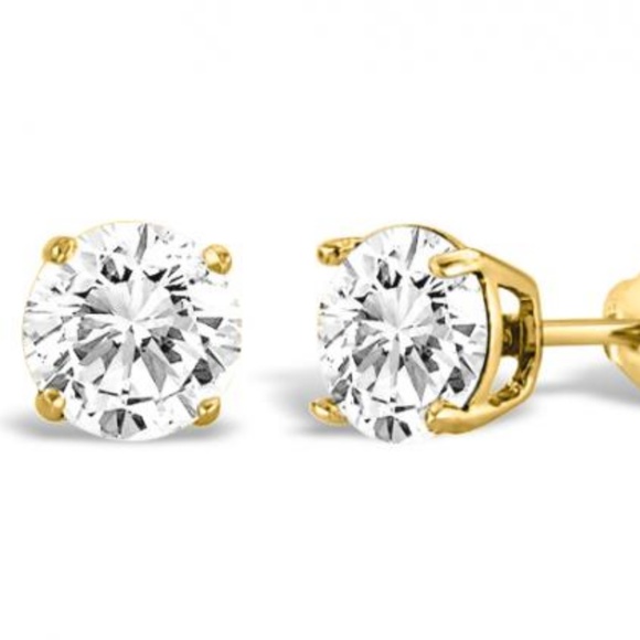 Jewelry - Swarovski Crystals Goldtone Earrings Jewelry - Swarovski Crystals Goldtone Earrings